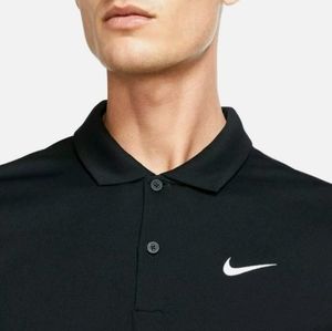 Men's Nike Dri-Fit Court Black Polo Medium